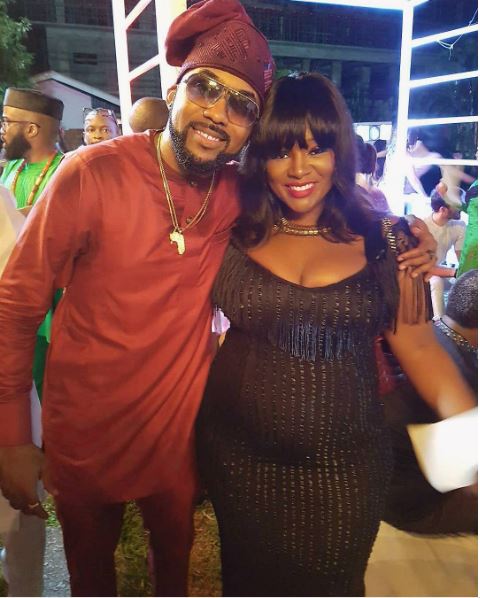 Aww... Here's Why Toolz announced her Pregnancy on Banky W & Adesua's Intro Day