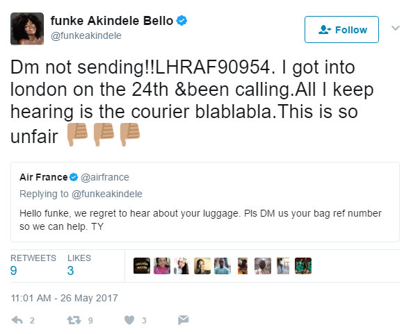 BellaNaija - Funke Akindele Bello accuses Air France of delaying her Luggage