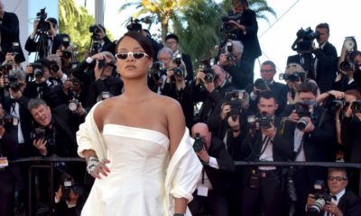 Rihanna Makes a Major Style Statement in an Ivory Bridal Dress at #Cannes2017 Festival