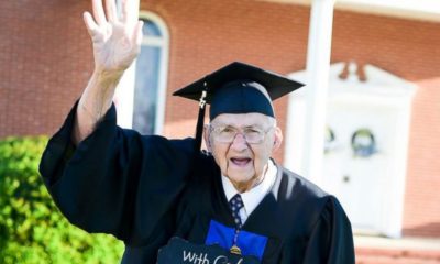 BellaNaija - It's Never Too Late! 88-Year Old Man graduates from College