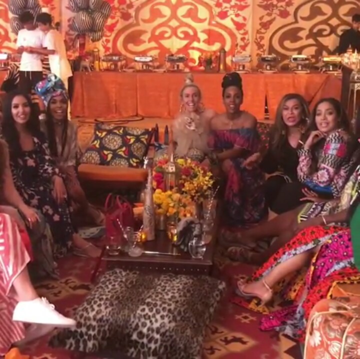 Photos from Beyonce's African themed Push Through party..