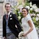 pippa middleton wearin giles deacon wedding dress
