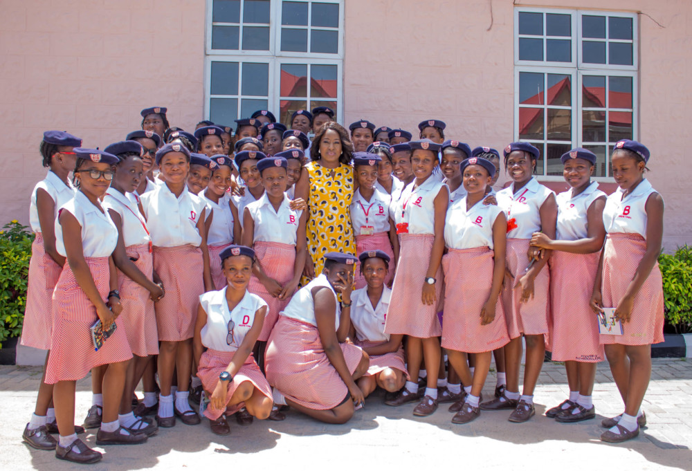 Nollywood Star Ireti Doyle Mentors Secondary School Kids in Honour of Her 50th Birthday
