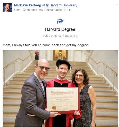 Mark Zuckerberg Delivers Powerful Speech at Harvard Commencement ...