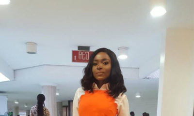 Meg Otanwa Stuns in Victoria Beckham Romper and Jimmy Choo for Europe Fair