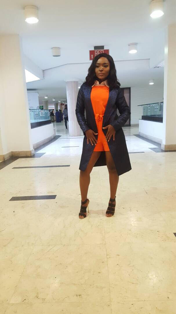 Meg Otanwa Stuns in Victoria Beckham Romper and Jimmy Choo for Europe Fair