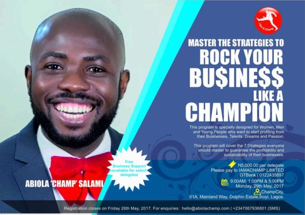 Abiola Champ Salami Rock Your Business