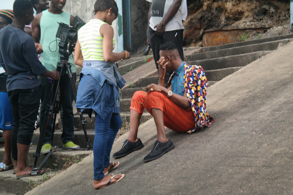 BellaNaija - Mr 2Kay shoots Video for Lastest Single "Count It All Joy" | See B.T.S Photos