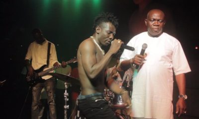 BellaNaija - Terry Apala rocks the Stage with Musiliu Haruna Ishola at Industry Nite | See Photos