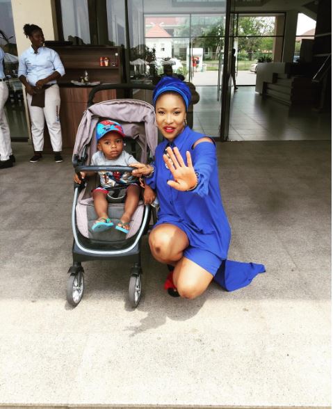 See Adorable ‘Mother-Son’ Moments Of Tonto Dikeh & Her Son, Andre
