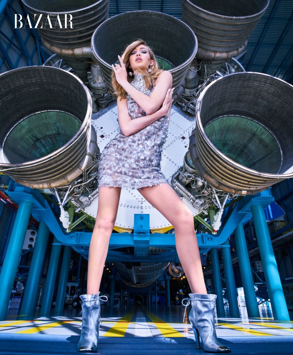 Gigi Hadid is Space Ready in Harper's Bazaar's June 2017 Issue