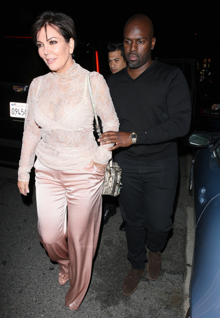 Back Together? Kris Jenner & Corey Gamble Step out for Date Night  