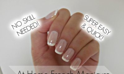 Monday Manicure: Easy DIY French Manicure on Natural Nails