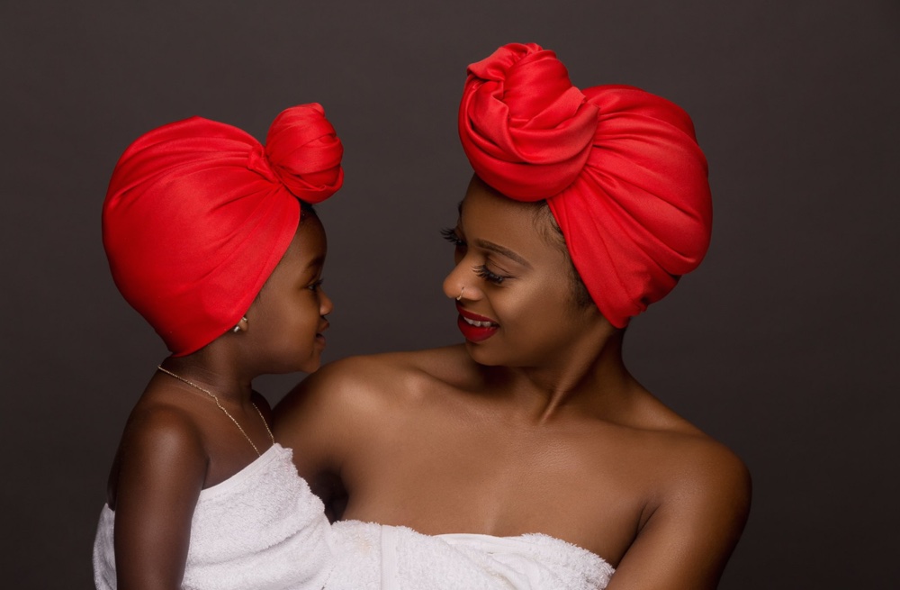 Mother daughter matching shop turbans
