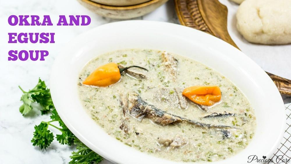 Cameroonian Okra & Egusi Soup Recipe by Precious Nkeih on BN Cuisine