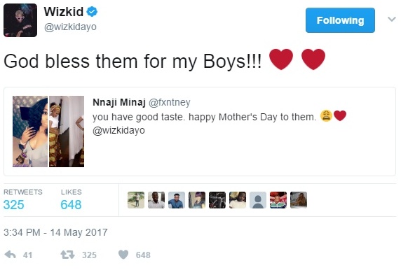 BellaNaija - #MothersDay: Wizkid appreciates his Childrens' Mothers