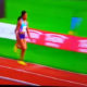 Blessing Okagbare Suffers Embarrassment as Wig Falls off During Long Jump