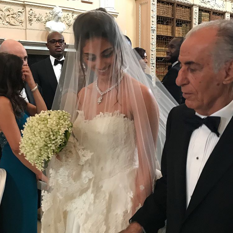 First Look! Naza and Folarin Alakija’s Wedding – Robin Thicke performed, Jeff Leatham transformed Blenheim Palace