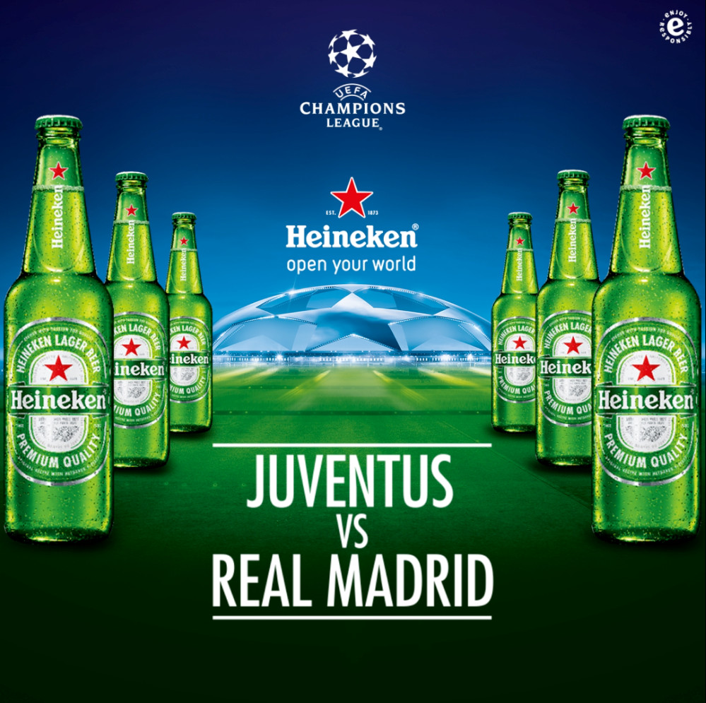 Heineken to Celebrate 2016/2017 UCL Final with Exclusive VVIP Treat for Football Fans | Tomorrow, BellaNaija