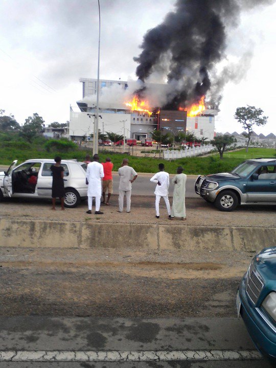 Fire Engulfs House on the Rock Church in Abuja