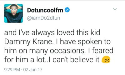 BellaNaija - Nigerians react to Dammy Krane's Arrest