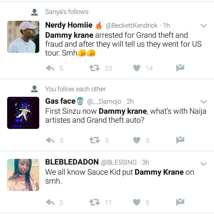 BellaNaija - Nigerians react to Dammy Krane's Arrest