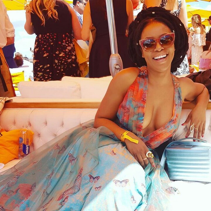 South African Actress Nomzamo Mbatha is a Visual Perfection for Verve Clicquot's Event