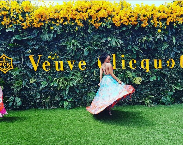 South African Actress Nomzamo Mbatha is a Visual Perfection for Verve Clicquot's Event