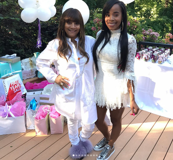 LL Cool J's daughter Italia Smith Gets an All White Bridal Shower Ahead of her Big Day