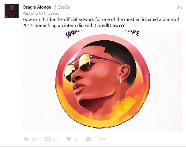 BellaNaija - Wizkid unveils Official Artwork for "Sounds From The Other Side" 