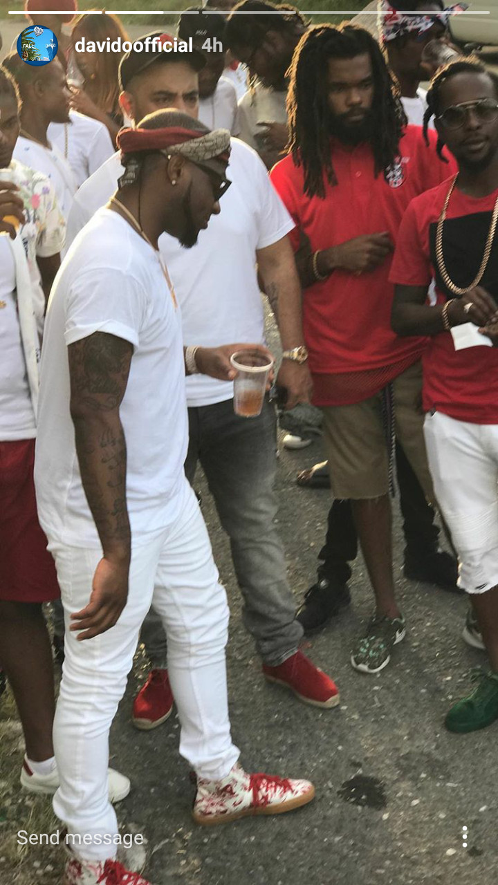 BellaNaija - Davido links up with Popcaan for Video of "My Story" | B.T.S Photos