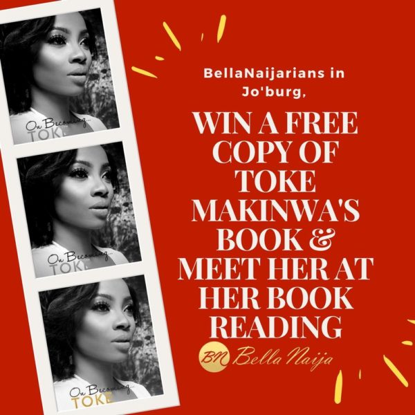 WIN a free copy of Toke Makinwas Book Meet her at her SA Book Reading 1