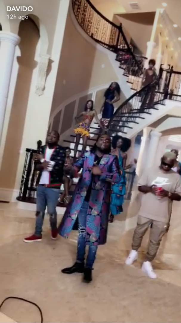 BellaNaija - Davido & Olamide join Wale for Video Shoot of "Fine Girl" in Atlanta