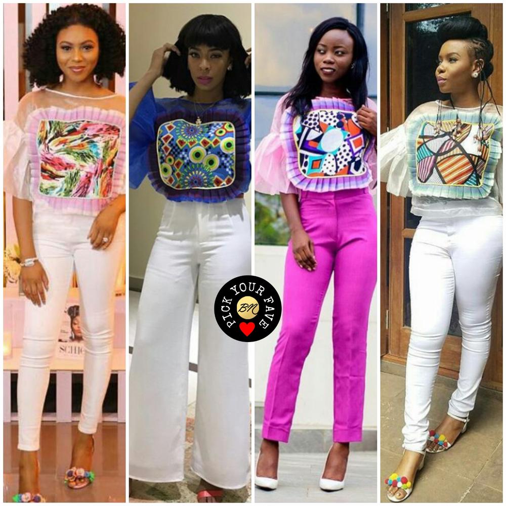 BN Pick Your Fave: Yemi Alade, Stephanie Coker Aderinokun, Sola Onibokun & TBoss Idowu in Belois Couture