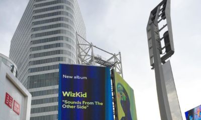 Starboy Worldwide! Wizkid's Album Cover spotted on Canadian Billboard