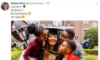 Amarachi Kanu bags Masters Degree in Entrepreneur Management