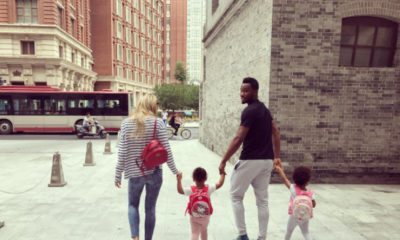 BN Living Sweet Spot Mikel Obi takes his cute Twins to Nursery school