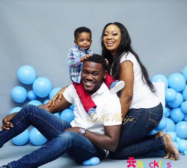 Deyemi Okanlawon's son's 1st birthday