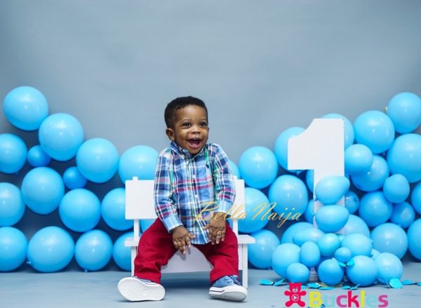 Deyemi Okanlawon's son's 1st birthday