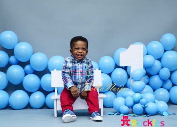 Deyemi Okanlawon's son's 1st birthday