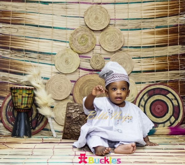 Deyemi Okanlawon's son's 1st birthday