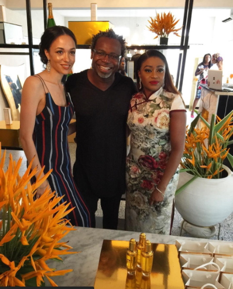 Eku Edewor is the Face of Narganics Aurum Photos from the The Aurum Experience Event