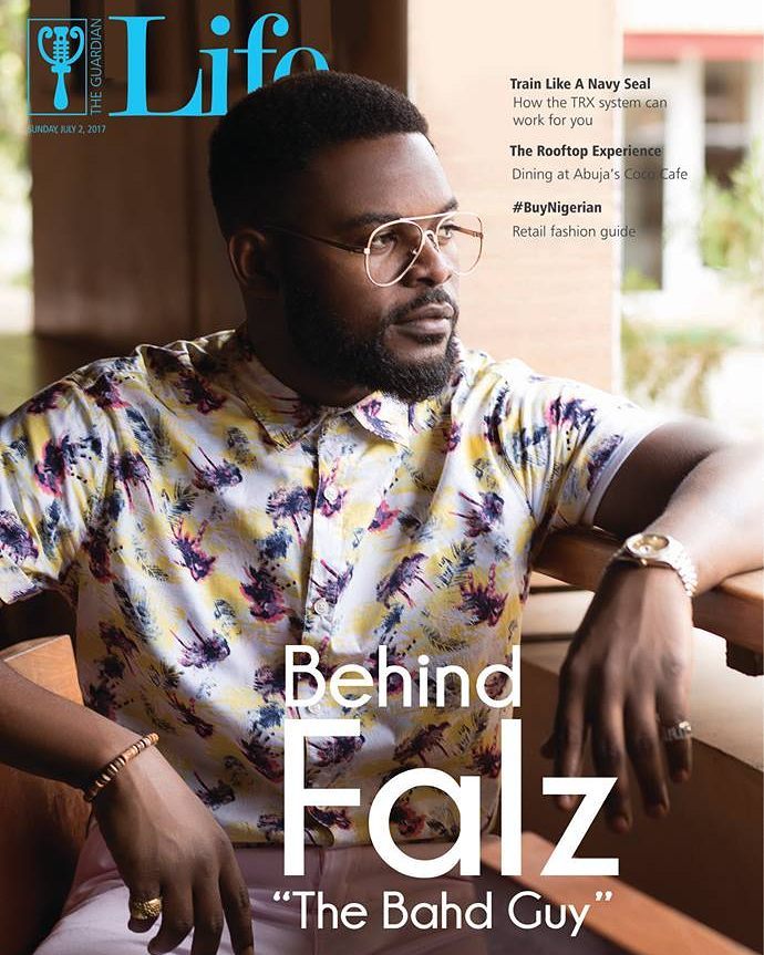 BellaNaija - Behind the Bahd Guy! Falz covers Guardian Life Magazine's Latest Issue