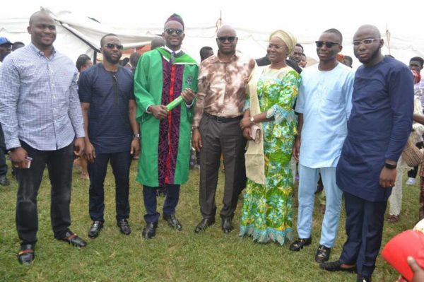 "I want others to emulate me" - Governor Fayose says as son graduates from Nigerian University