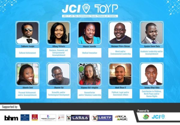 Meet JCI's Ten Outstanding Young Persons of Nigeria 2017 - BellaNaija