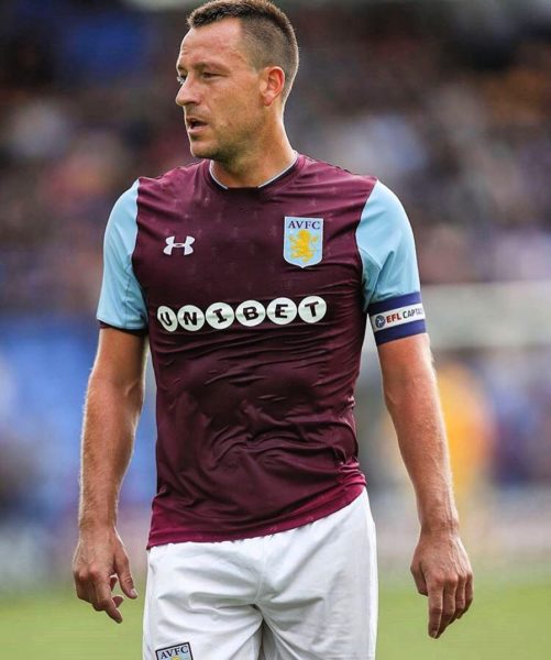 John Terry replaces James Chester as Aston Villa Captain for the 2017/2018 Championship Season