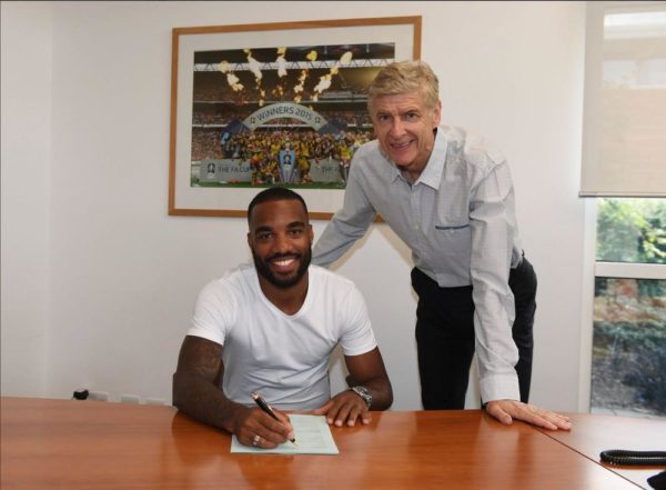 It's Official! Lacazette becomes Arsenal's new Club Record Signing