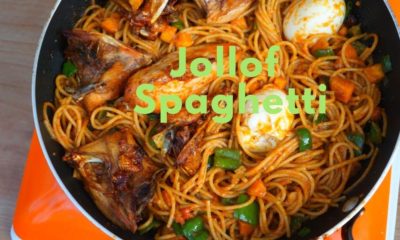 BN Cuisine: Learn How to make Healthy Spaghetti Jollof from NazomsCorner