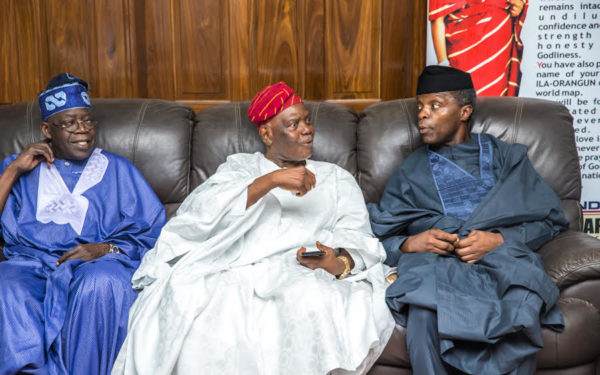 Osinbajo pays condolence visit to Bisi Akande over wife’s passing