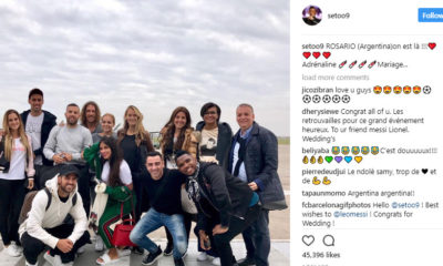 Eto'o, Xavi, Fabregas Arrive Argentina for Messi's Wedding Party